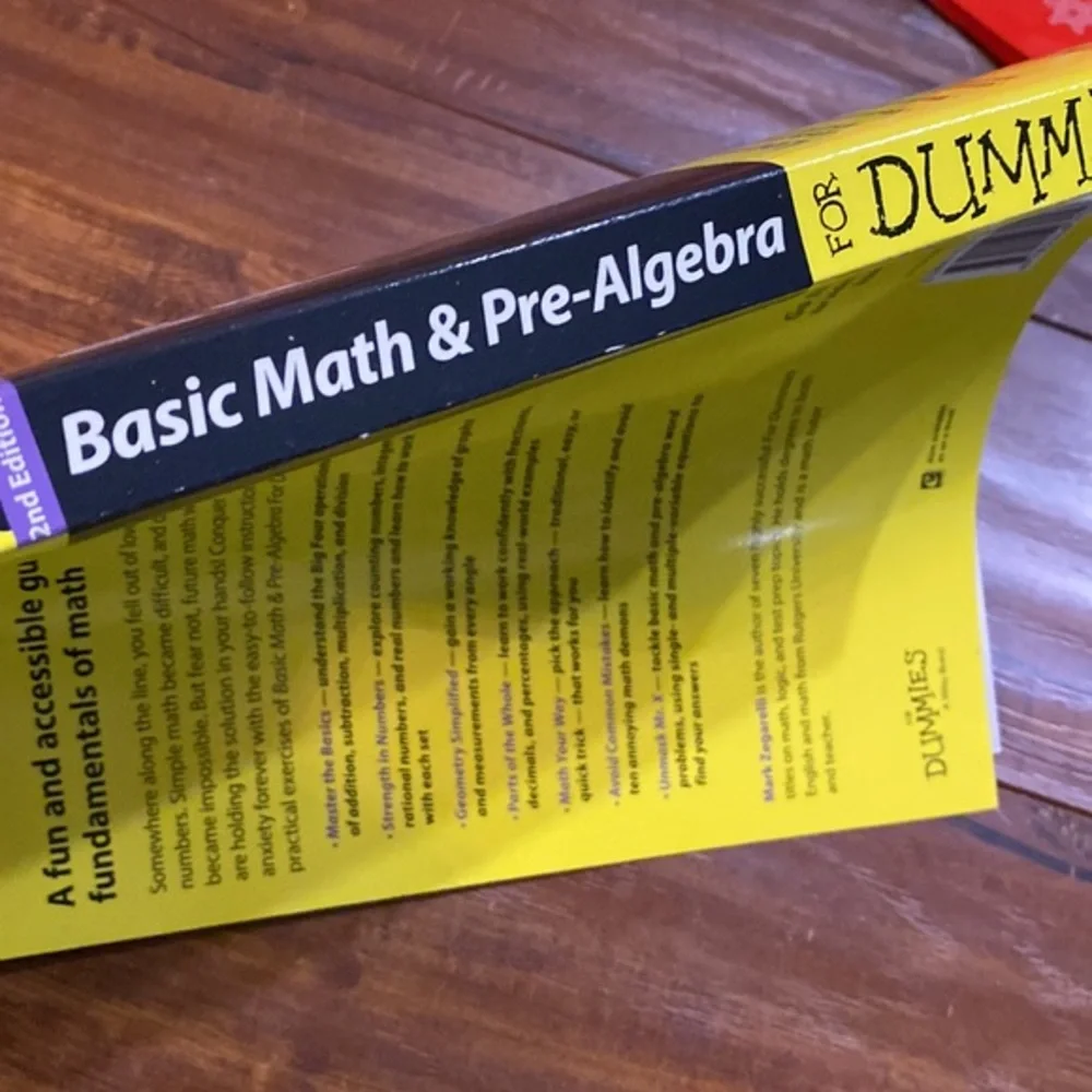 Basic Math and Pre-Algebra For Dummies
2nd‎ Edition2nd Edition - Picture 3 of 3